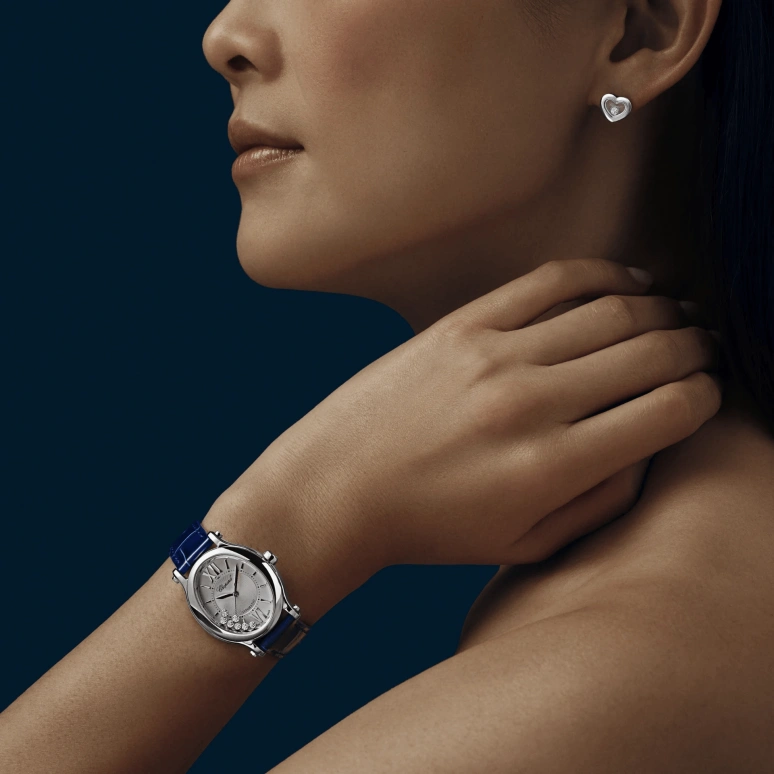 Chopard,Happy Sport 31.31x29mm,31.31x29mm,Stainless Steel,White,Automatic,42hours,In-house Caliber,278602,278602-3001