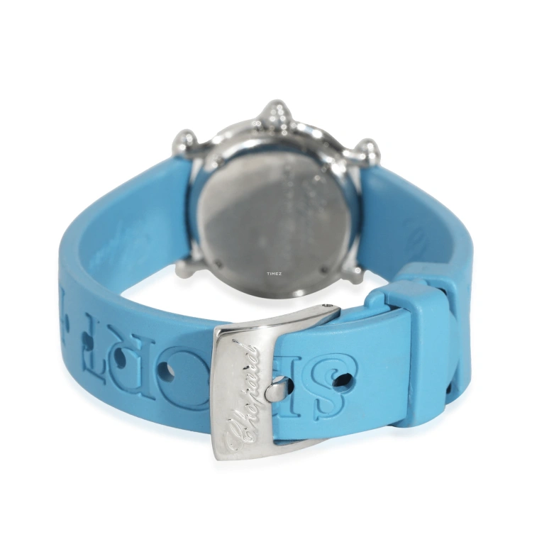 Chopard,Happy Sport 26mm,26mm,Stainless Steel,Blue,Quartz,Sapphire,Round,27,27/8923-402