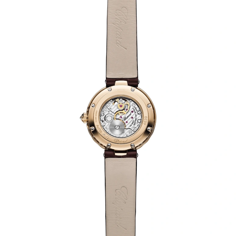 Chopard,L'HEURE DU DIAMANT 26mm,26mm,Rose Gold,Brown,Handwound,45hours,In-house Caliber,13A178,13A178-5313
