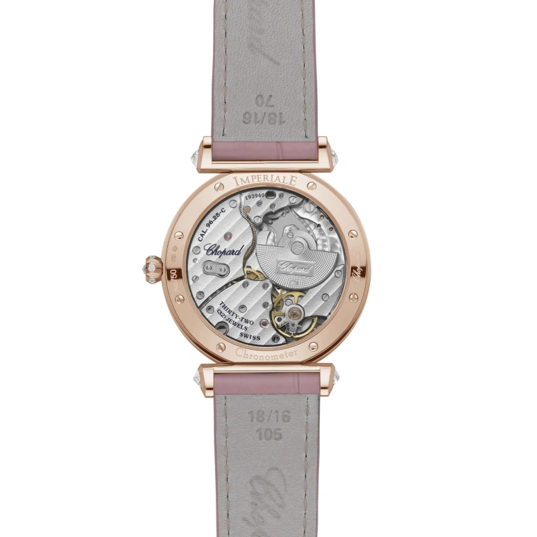 Chopard,IMPERIALE 36mm,36mm,Rose Gold,White,Automatic,65hours,In-house Caliber,384246,384246-5001