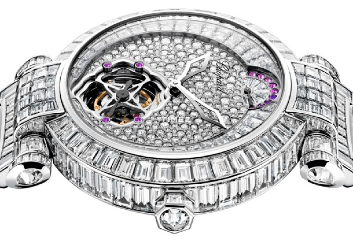 Chopard,IMPERIALE 42mm,42mm,White Gold,Silver,Handwound,Power Reserve Indicator,Tourbillon,384250,384250-1002