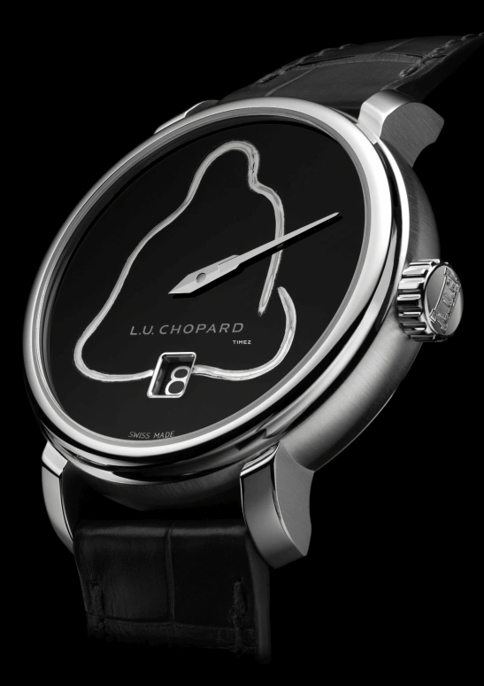 Chopard,L.U.C 40mm,40mm,White Gold,Black,Handwound,Power Reserve Indicator,Jumping Hours,161977,161977-1007