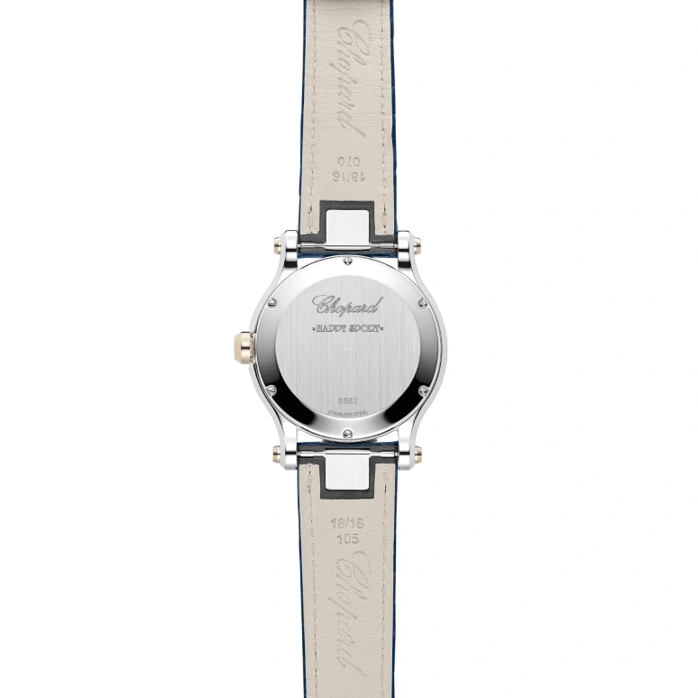 Chopard,Happy Sport 36mm,36mm,Stainless Steel,Sapphire,Crystal Glass,Seconds,Diamonds,278582,278582-6012