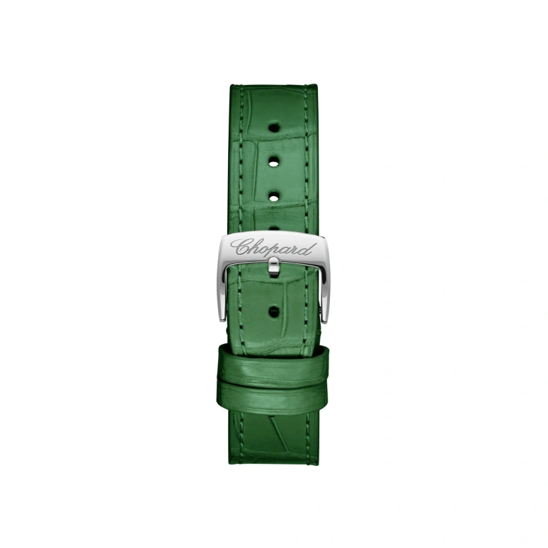 Chopard,Happy Sport 36mm,36mm,Stainless Steel,Rose Gold,Green,Automatic,Sapphire,Crystal Glass,Round,278578,278578-6002