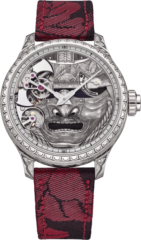 Chopard,L.U.C 43mm,43mm,White Gold,Silver,Handwound,Minute Repeater,60hours,161947,161947-1006