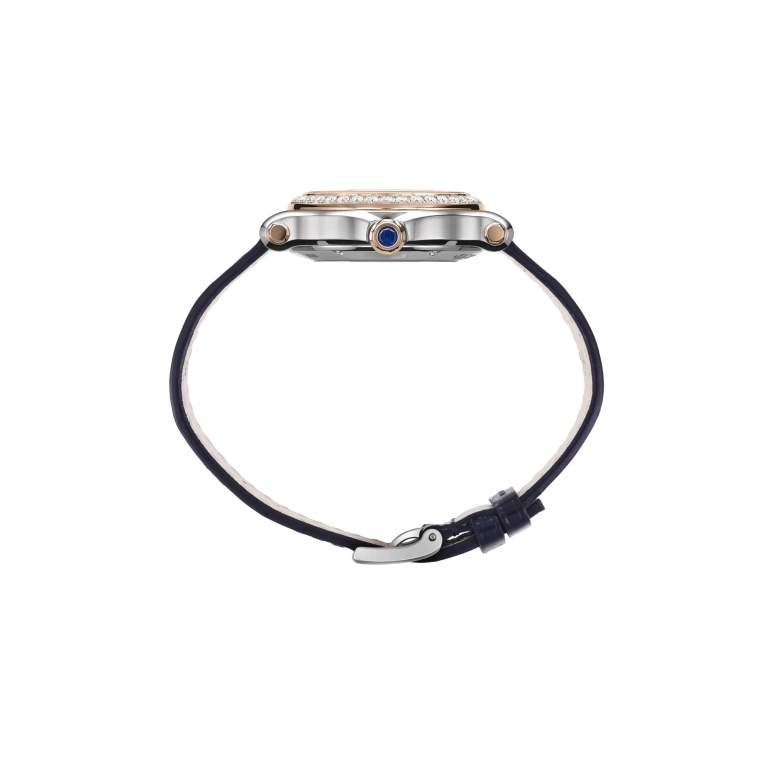 Chopard,Happy Sport 33mm,33mm,Stainless Steel,Ocean Blue,Blue,Gold,Silver,Automatic,42hours,In-house Caliber,278608,278608-6003