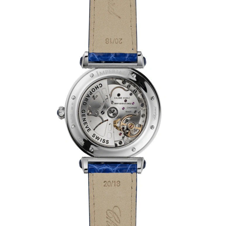 Chopard,IMPERIALE 40mm,40mm,Sapphire,White Gold,White,Automatic,60hours,In-house Caliber,384239,384239-1013