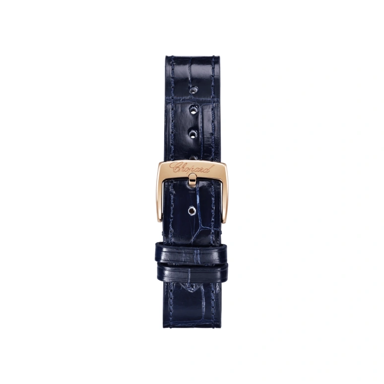 Chopard,Happy Sport 33mm,33mm,Rose Gold,Ocean Blue,Silver,Blue,Gold,Automatic,42hours,In-house Caliber,275378,275378-5003