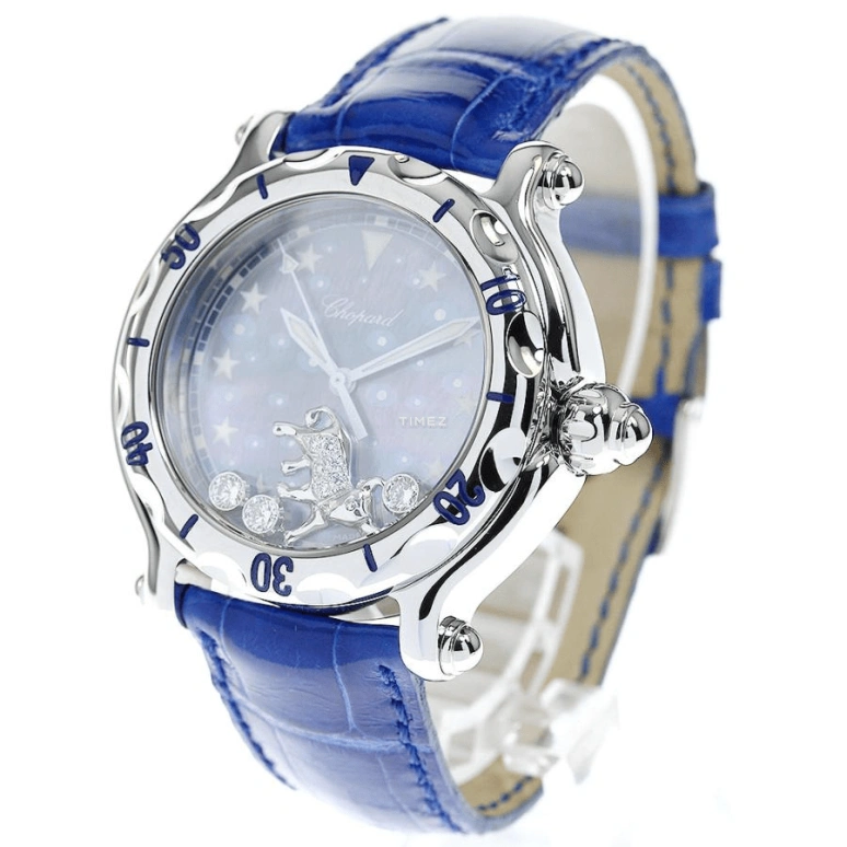 Chopard,Happy Sport 37mm,37mm,Stainless Steel,Multi-Color,Quartz,Day,Sapphire,28,28/8430