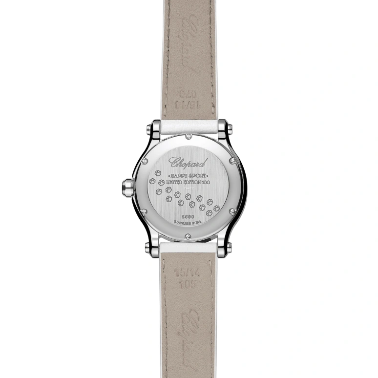 Chopard,Happy Sport 30mm,30mm,Stainless Steel,White,Quartz,Sapphire,Round,278590,278590-3011