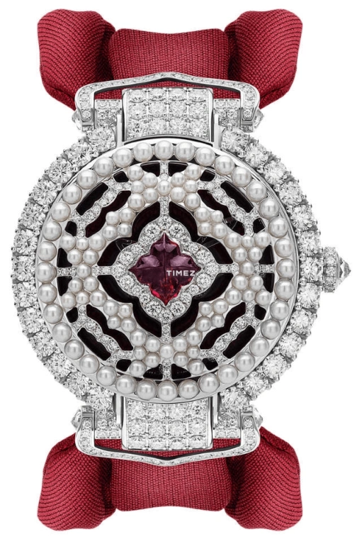 Chopard,IMPERIALE 38mm,38mm,White Gold,Red,Automatic,Sapphire,Crystal Glass,Round,384902,384902-1001