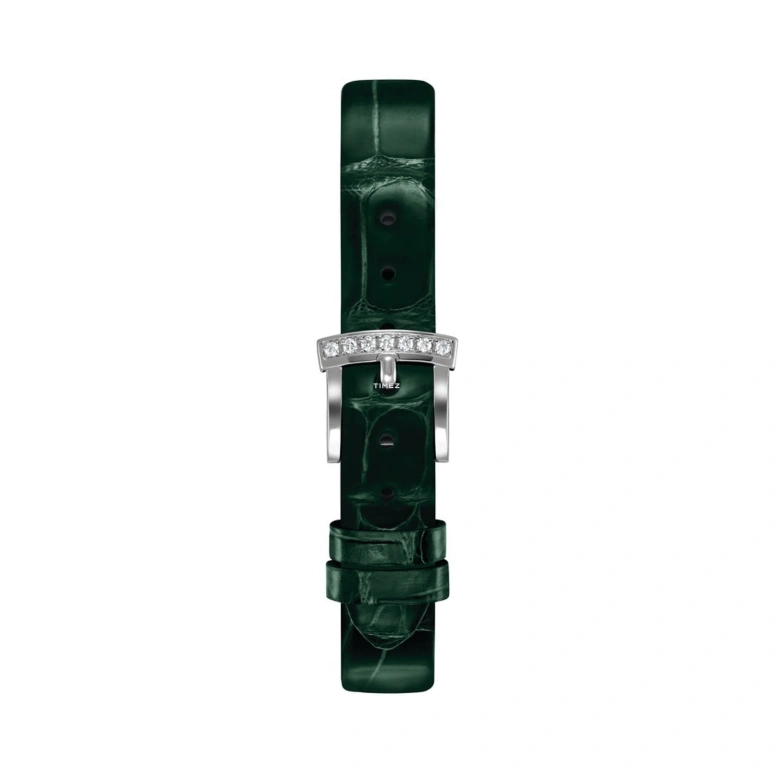Chopard,Happy Diamonds 35.75mm,35.75mm,White Gold,Blue,Green,Automatic,Sapphire,Crystal Glass,Round,13A419,13A419-1006