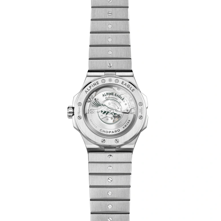 Chopard,Alpine Eagle 41mm,41mm,Stainless Steel,Turquoise,Green,Automatic,Day,60hours,298600,298600-3014