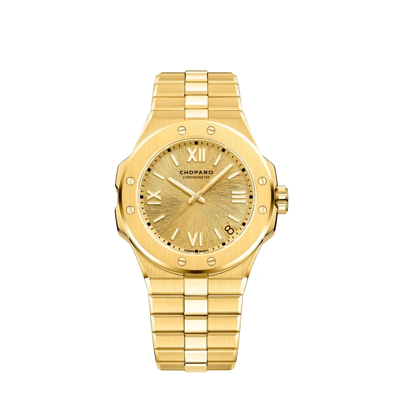 Chopard,Alpine Eagle 41mm,41mm,Yellow Gold,Gold,Automatic,Day,Sapphire,295363,295363-0001