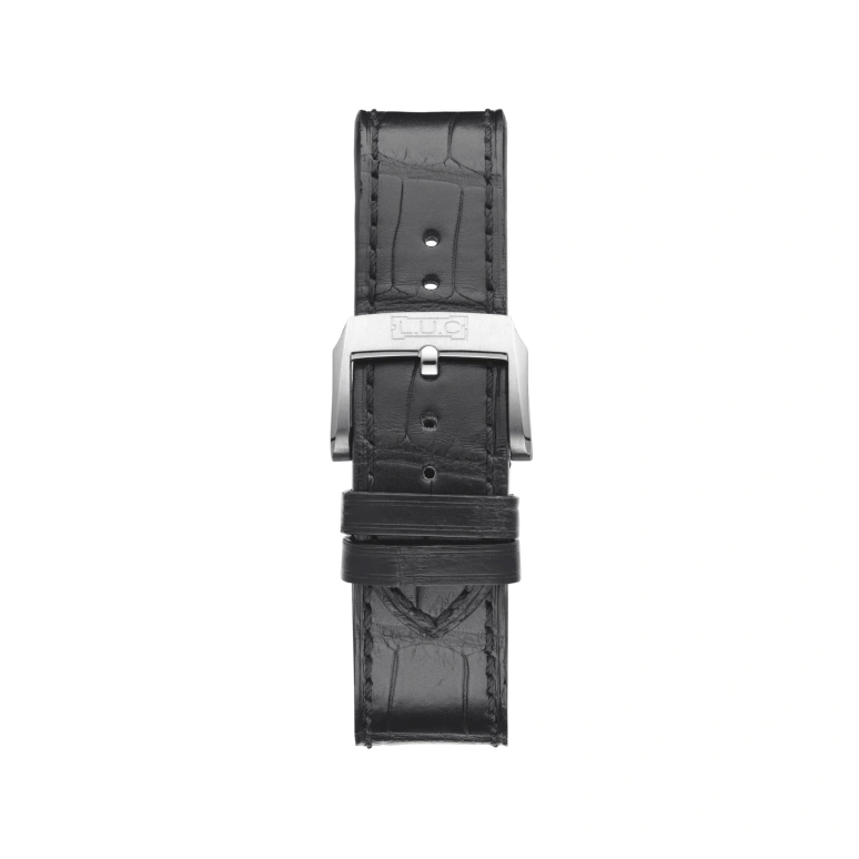 Chopard,L.U.C 42mm,42mm,Stainless Steel,Silver White,Luminous,Black,Orange,Red,Automatic,GMT,跳分,168574,168574-3001