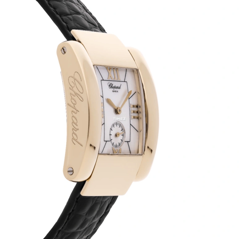 Chopard,La Strada 23x34mm,23x34mm,Yellow Gold,White,Quartz,Rectangular,Gold,41,41/7423/8