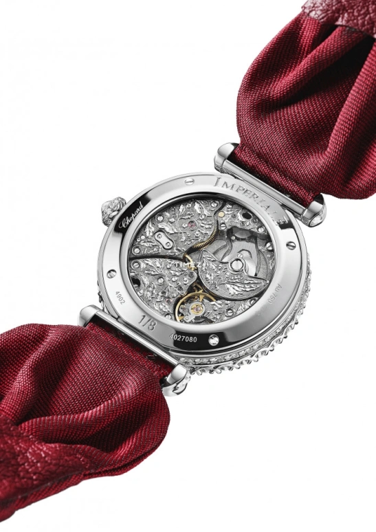Chopard,IMPERIALE 38mm,38mm,White Gold,Red,Automatic,Sapphire,Crystal Glass,Round,384902,384902-1001