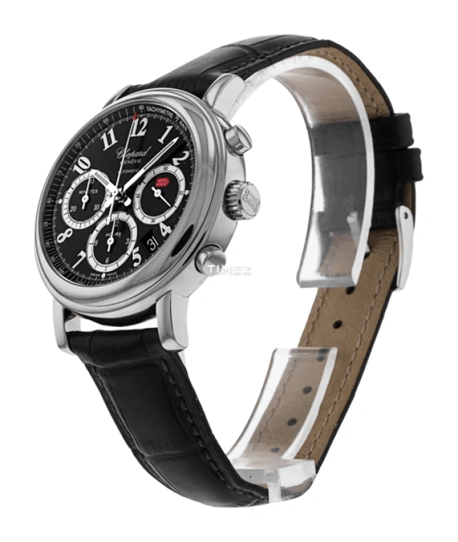 Chopard,Mille Miglia 39mm,39mm,Stainless Steel,Black,Automatic,Chronograph,Day,168331,168331-3001