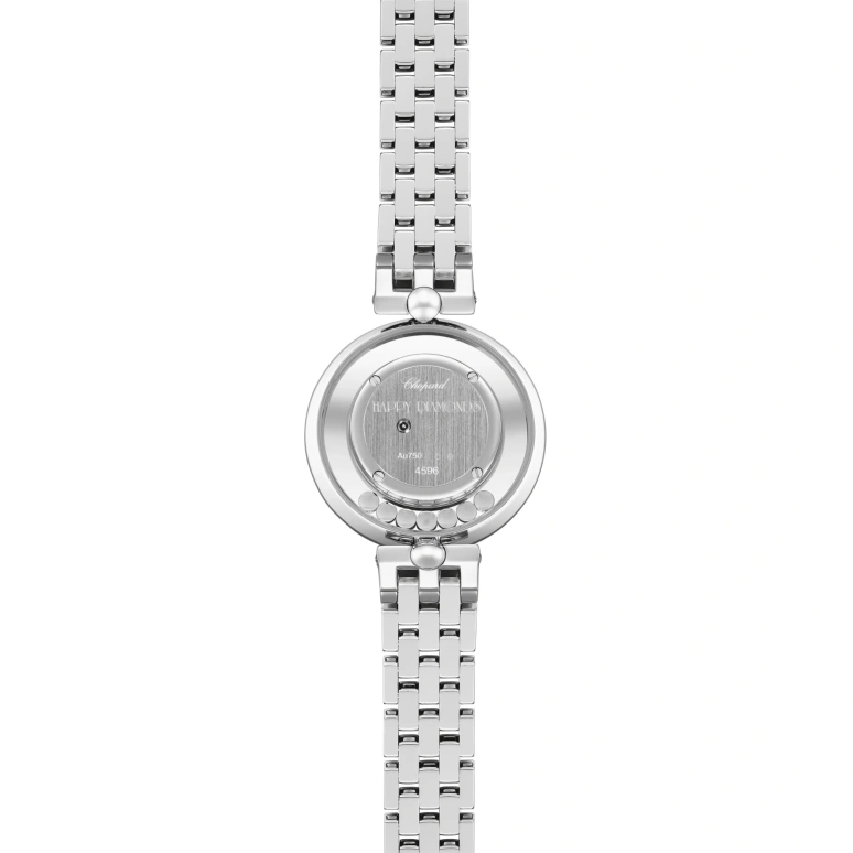 Chopard,Happy Diamonds 32mm,32mm,White Gold,Silver,White,Quartz,Sapphire,Crystal Glass,Round,209426,209426-1202