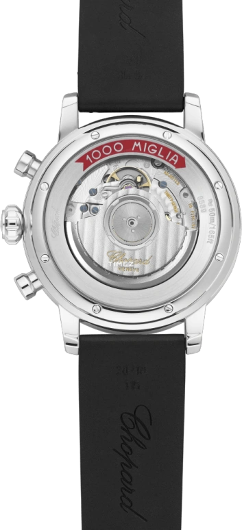Chopard,Mille Miglia 42mm,42mm,Stainless Steel,Silver,Grey,Automatic,Chronograph,Day,168589,168589-3001