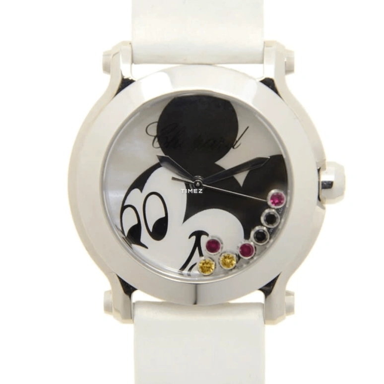 Chopard,Ladies' 36mm,36mm,Stainless Steel,White,Black,Quartz,Round,Silver,278475,278475-3032