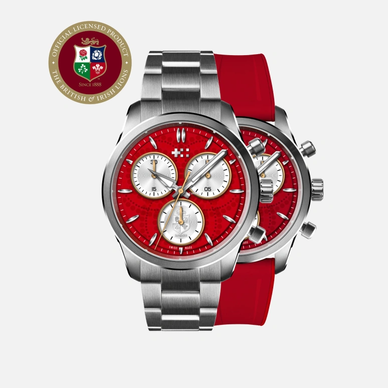 Christopher Ward,C63 39mm,39mm,Stainless Steel,Red,Silver,Quartz,Chronograph,27740hours,C63,C63-39QCC3-BRR