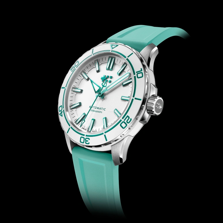Christopher Ward,C60 44mm,44mm,Stainless Steel,Ceramic,White,Automatic,38hours,Sapphire,Crystal Glass,C60,C60-44A3H31S0WW0-RV