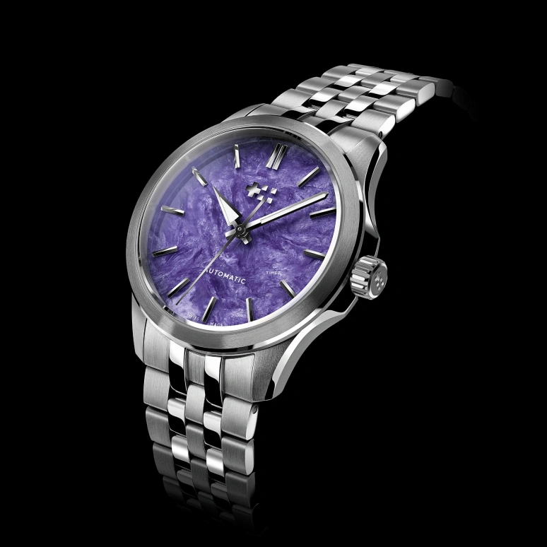 Christopher Ward,C63 36mm,36mm,Stainless Steel,Purple,Automatic,38hours,Sapphire,Crystal Glass,C63,C63-36A3H1-S00P0-B1