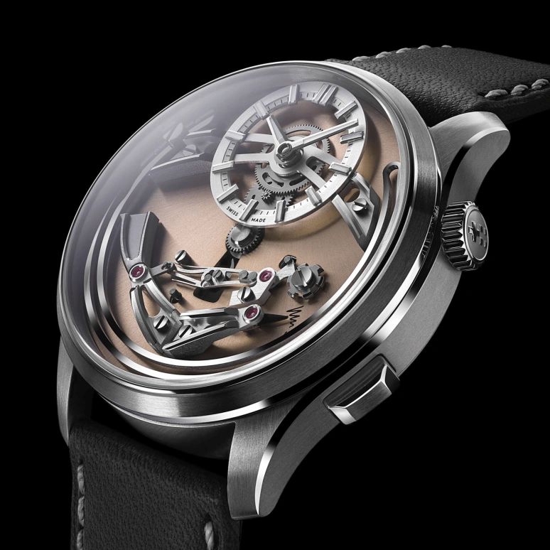 Christopher Ward,C1 41mm,41mm,Titanium,Sand,Skeleton,Automatic,Petite Sonnerie,38hours,C01,C01-41APT2-T00A0-VT