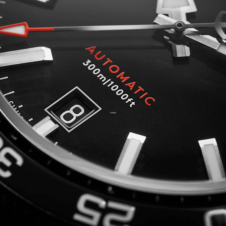 Christopher Ward,C60 42mm,42mm,Stainless Steel,Ceramic,Black,Automatic,Day,38hours,C60,C60-42ADA31S0KK1-HK