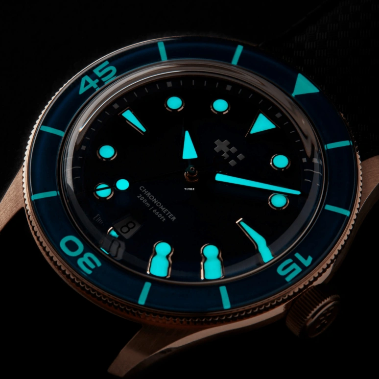 Christopher Ward,C65 41mm,41mm,Bronze,Blue,Automatic,Day,38hours,C65,C65-41ADC2-B0BB0-RB