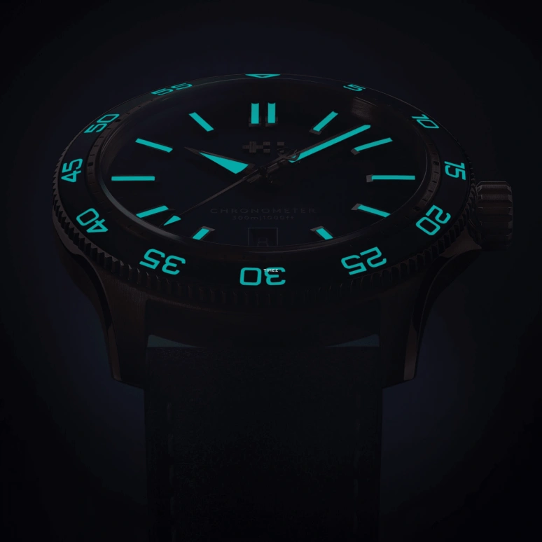 Christopher Ward,C60 42mm,42mm,Bronze,Blue,Automatic,Day,38hours,C60,C60-42ADC31B0BB0-VT