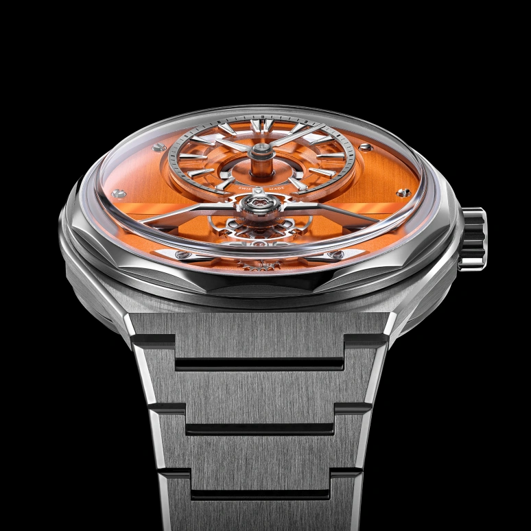 Christopher Ward,The C12 Loco 41mm,41mm,Stainless Steel,Orange,Handwound,Tourbillon,144hours,C12,C12-41H6D1-S00O0-B0