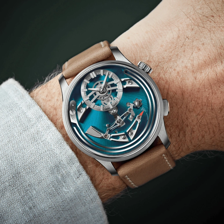 Christopher Ward,C1 41mm,41mm,Titanium,Blue,Automatic,Repeater,38hours,C01,C01-41APT2-T00B3-VC