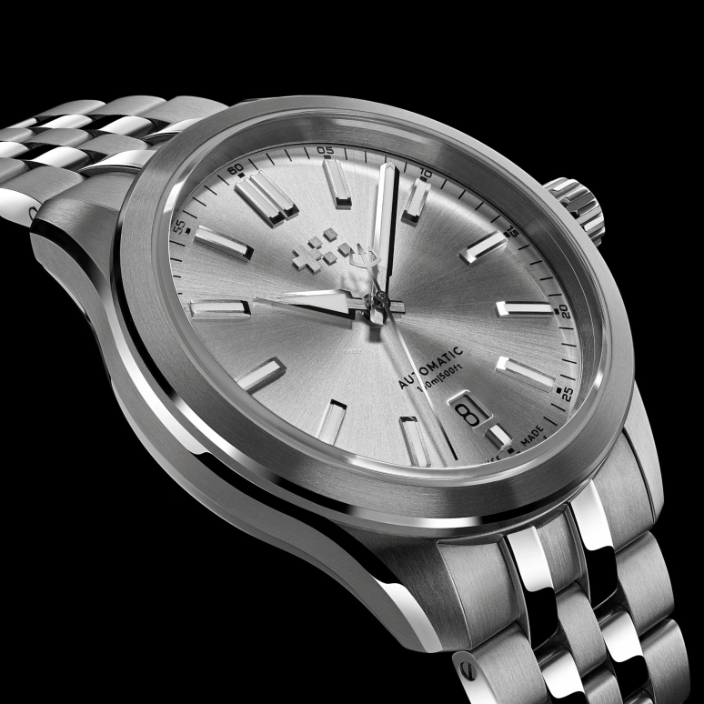 Christopher Ward,C63 39mm,39mm,Stainless Steel,Silver,Automatic,Day,38hours,C63,C63-39ADA3-S00G9-B1