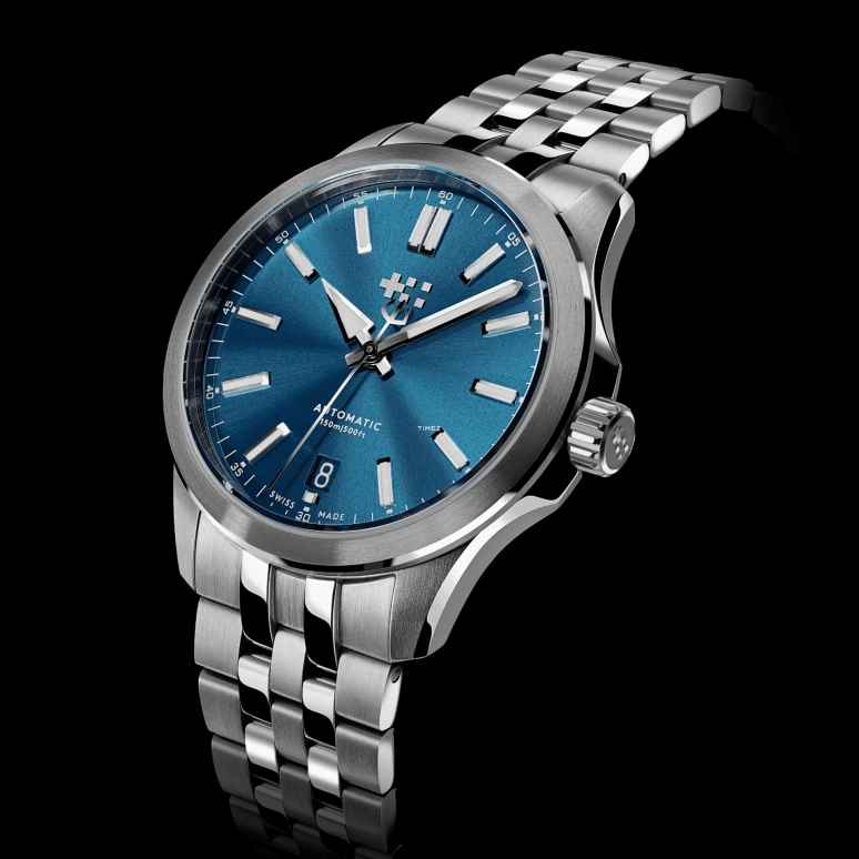 Christopher Ward,C63 36mm,36mm,Stainless Steel,Blue,Automatic,Day,38hours,C63,C63-36ADA3-S00B9-B1