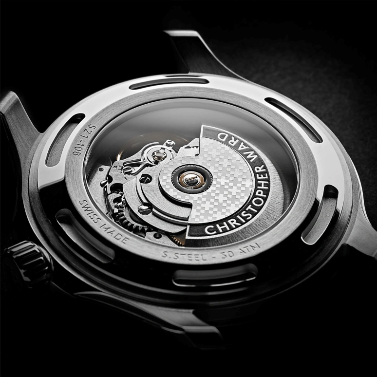Christopher Ward,C60 42mm,42mm,Stainless Steel,Blue,Automatic,Day,38hours,C60,C60-42ADA31S0BB1-B0