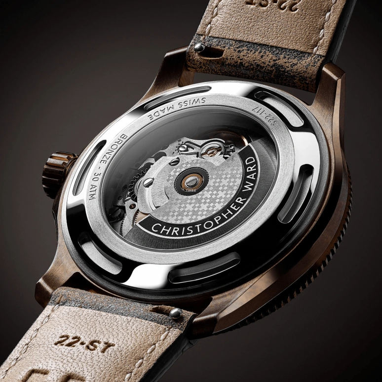 Christopher Ward,C60 42mm,42mm,Bronze,Brown,Automatic,Day,38hours,C60,C60-42ADC31BPKK0-VT1