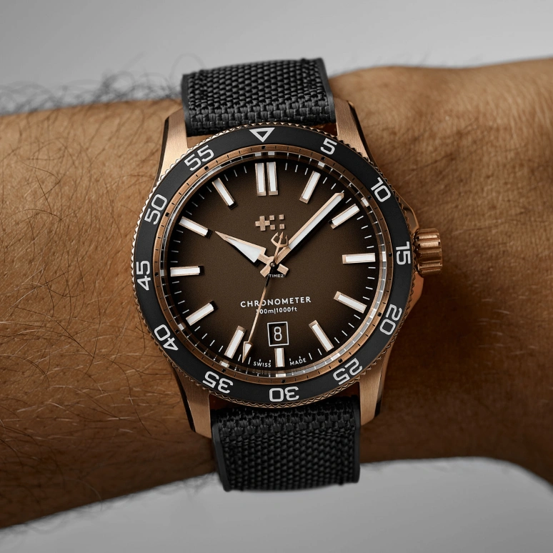 Christopher Ward,C60 42mm,42mm,Bronze,Brown,Automatic,Day,38hours,C60,C60-42ADC31B0KK0-HK