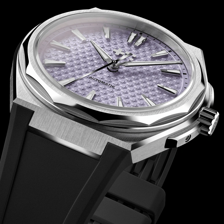 Christopher Ward,The Twelve 36mm,36mm,Stainless Steel,Purple,Automatic,38hours,Sapphire,Crystal Glass,C12,C12-36A3H1-S00P0-B0