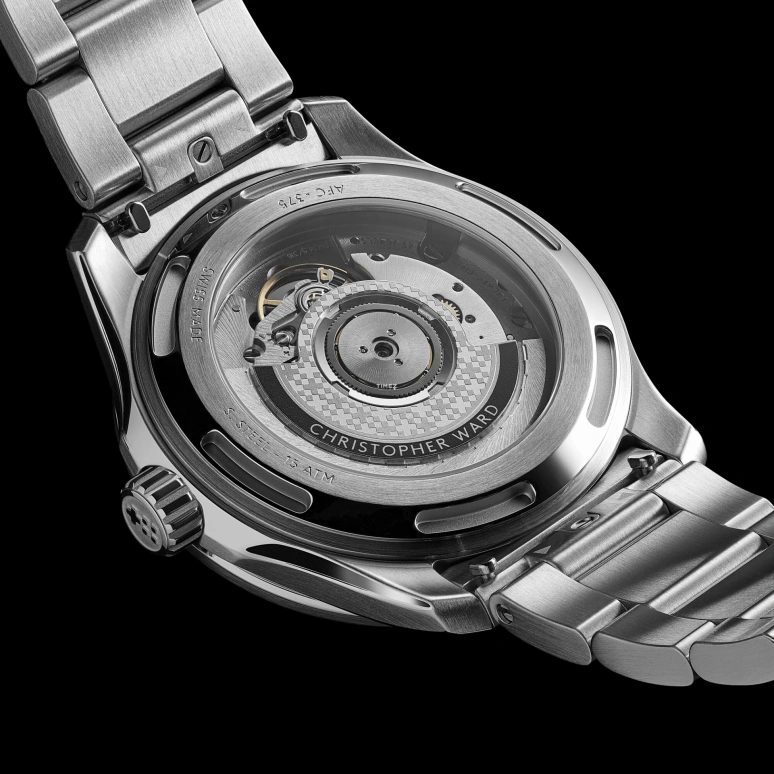 Christopher Ward,C60 39mm,39mm,Stainless Steel,Blue,Automatic,Day,Dule Time,C63,C63-39AGM3-S00B5-B1