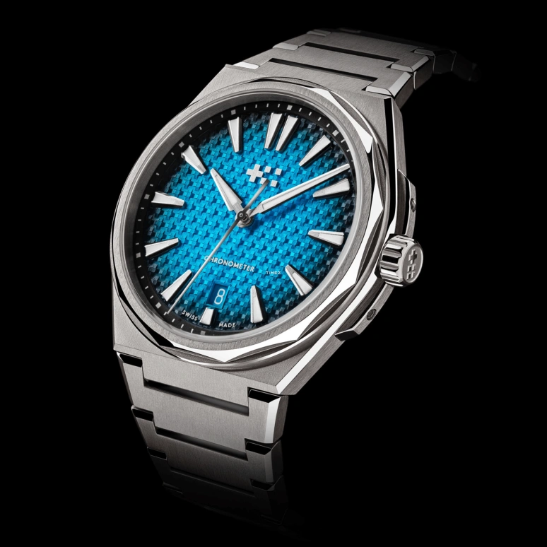 Christopher Ward,The Twelve 40mm,40mm,Titanium,Blue,Automatic,Day,38hours,C12,C12-40ADC1-T00B0-RK