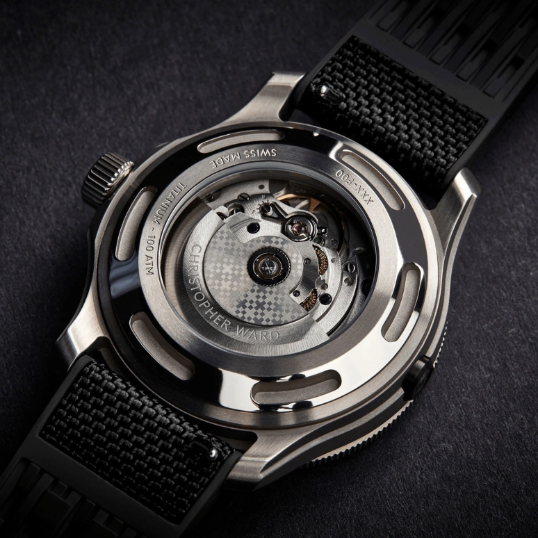 Christopher Ward,C60 42mm,42mm,Titanium,Black,Automatic,Date,Day,C60,C60-42ADD3-T0KK0-HK