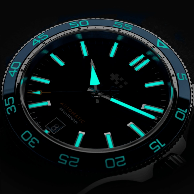 Christopher Ward,C60 38mm,38mm,Stainless Steel,Ceramic,Blue,Automatic,Day,38hours,C60,C60-38ADA31S0BB1-B0