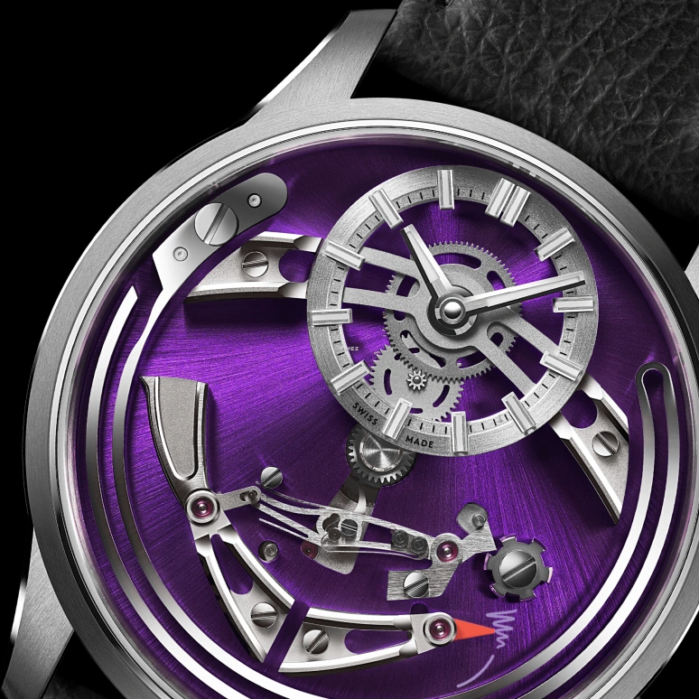 Christopher Ward,C1 41mm,41mm,Titanium,Purple,Automatic,Hour Strike,Function Selector,C01,C01-41APT0-T00P0-MK