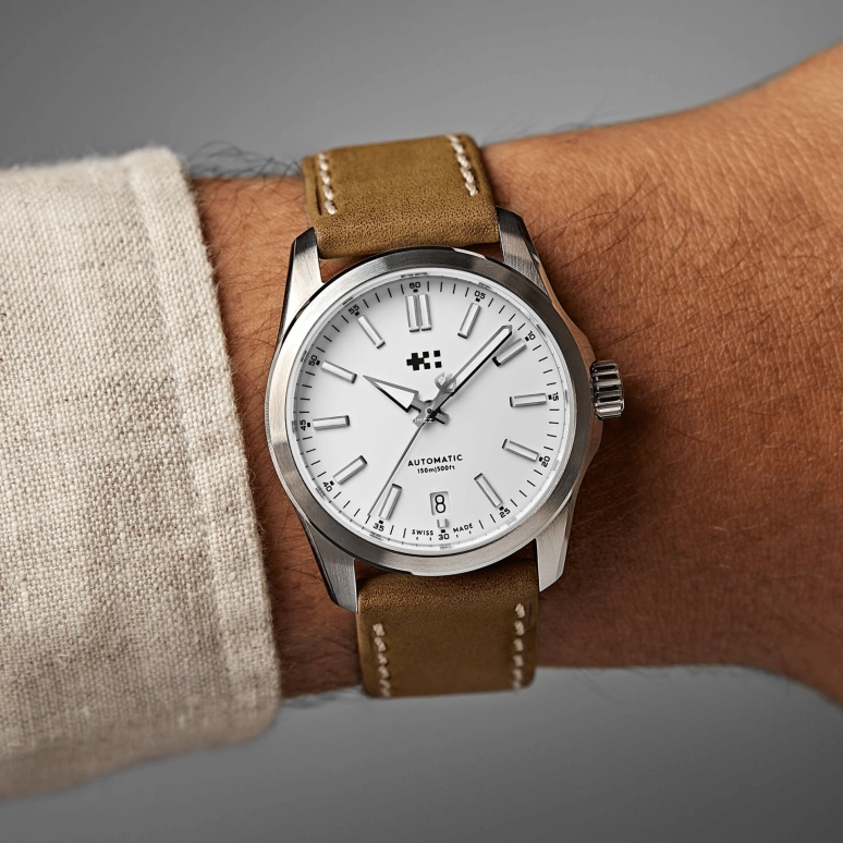 Christopher Ward,C63 36mm,36mm,Stainless Steel,White,Automatic,Day,38hours,C63,C63-36ADA3-S00W0-VC