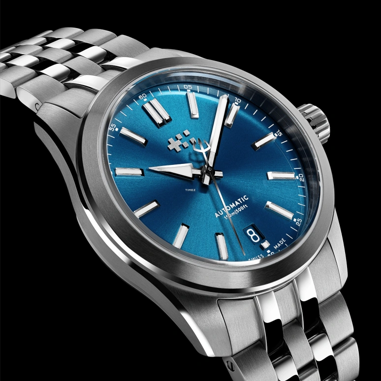 Christopher Ward,C63 36mm,36mm,Stainless Steel,Blue,Automatic,Day,38hours,C63,C63-36ADA3-S00B9-SB