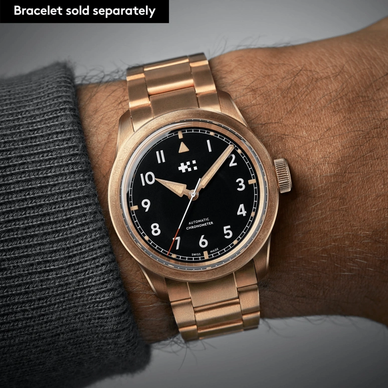 Christopher Ward,C65 38mm,38mm,Bronze,Black,Automatic,38hours,Sapphire,Crystal Glass,C65,C65-38A3H3-B00K0-VT
