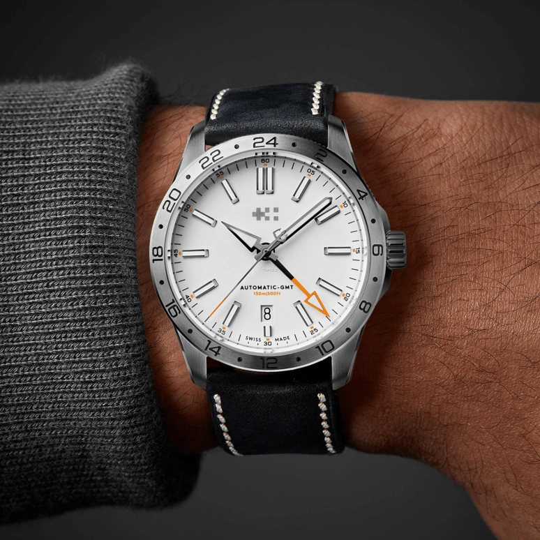 Christopher Ward,C63 39mm,39mm,Stainless Steel,White,Automatic,Day,Dule Time,C63,C63-39AGM3-S00W2-VK