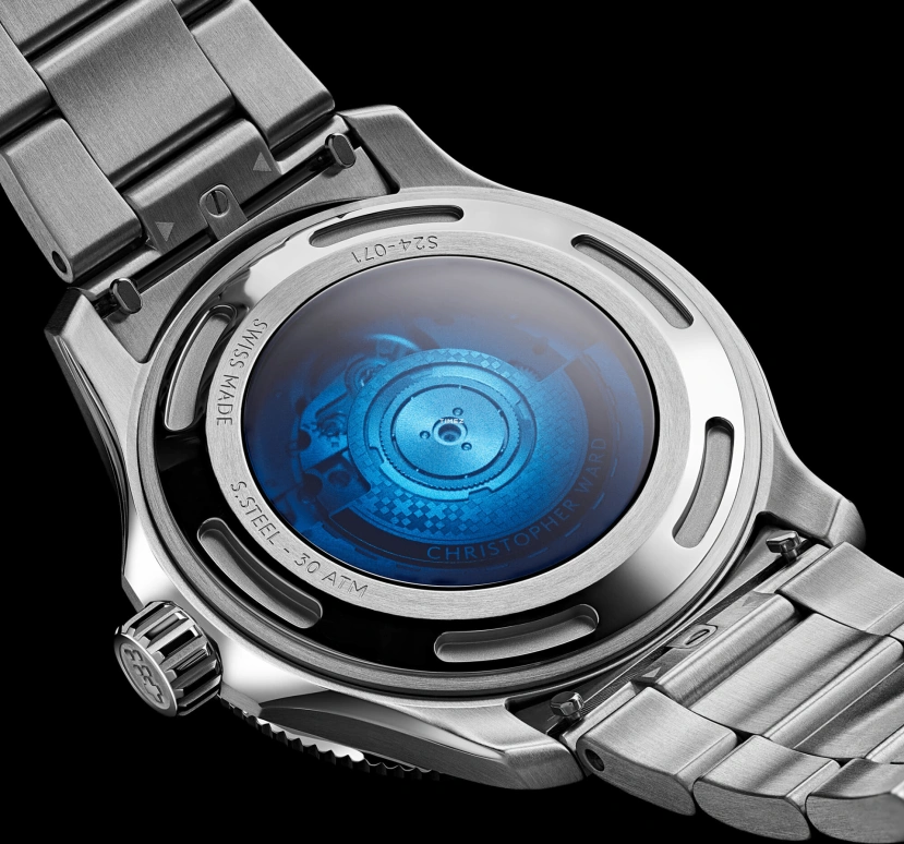 Christopher Ward,C60 42mm,42mm,Stainless Steel,Blue,Automatic,Day,38hours,C60,C60-42ADA31S0BB3-B0